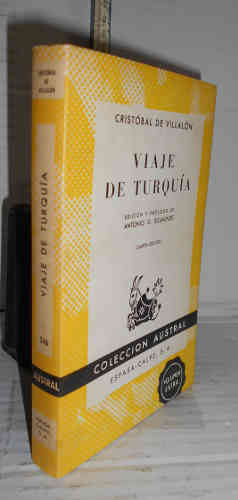 Portada del libro VIAJE DE TURQUÍA. 4ª edición y prólogo de Antonio G. Solalinde
