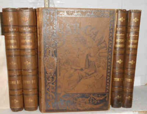 Portada del libro HISTORIA UNIVERSAL, por... XII volúmenes, último un atlas. 