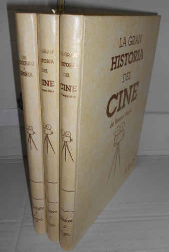 Portada del libro LA GRAN HISTORIA DEL CINE. I. Plan General de la Obra, 1 - 40. II. 41 -81. III. Cine Moderno y Español....