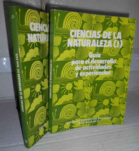 Portada del libro CIENCIAS DE LA NATURALEZA. Guía para el desarrollo de actividades y experencias. I y II. 1ª edición