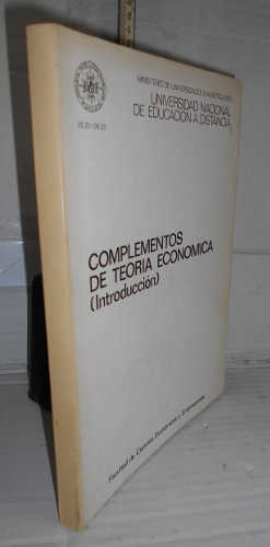 Portada del libro COMPLEMENTOS DE TEORÍA ECONÓMICA. Introducción. 1ª edición