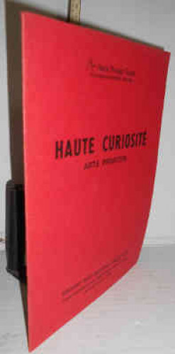 Portada del libro OBJETS DE HAUTE CURIOSITÉ. Arts Primitifs. Collection de M. de B... et divers amateurs : Antiques. Céramiques...