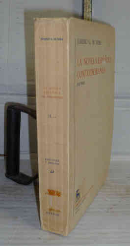 Portada del libro LA NOVELA ESPAÑOLA CONTEMPORÁNEA. 1ª edición? 1927 - 1960. Tomo II.