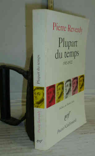 Portada del libro PLUPART DU TEMPS. 1915 - 1922. 1ª Édition complète français. Preface de Hubert Juin