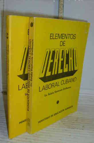 Portada del libro ELEMENTOS DE DERECHO LABORAL CUBANO. 1ª edición? Introducción de la autora