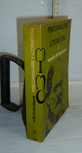 Portada del libro PSICOANÁLISIS Y LITERATURA. 1ª edición española, reimpresión. Traducción Juan José Utrilla
