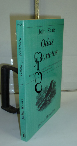 Portada del libro ODAS Y SONETOS de John Keats. Edición bilingüe