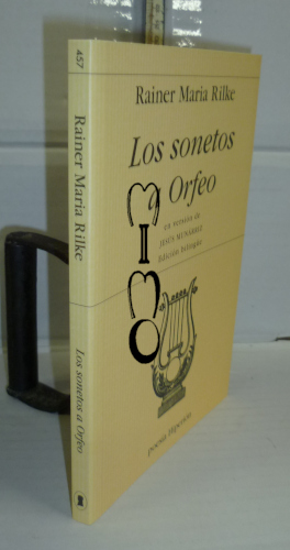 Portada del libro LOS SONETOS A ORFEO. Die Sonette an Orpheus. 3ª edición bilingüe