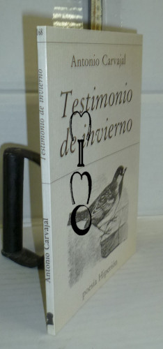 Portada del libro TESTIMONIO DE INVIERNO. 1ª edición
