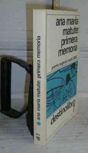 Portada del libro PRIMERA MEMORIA. 5ª edición en colección. Premio Eugenio Nadal 1959